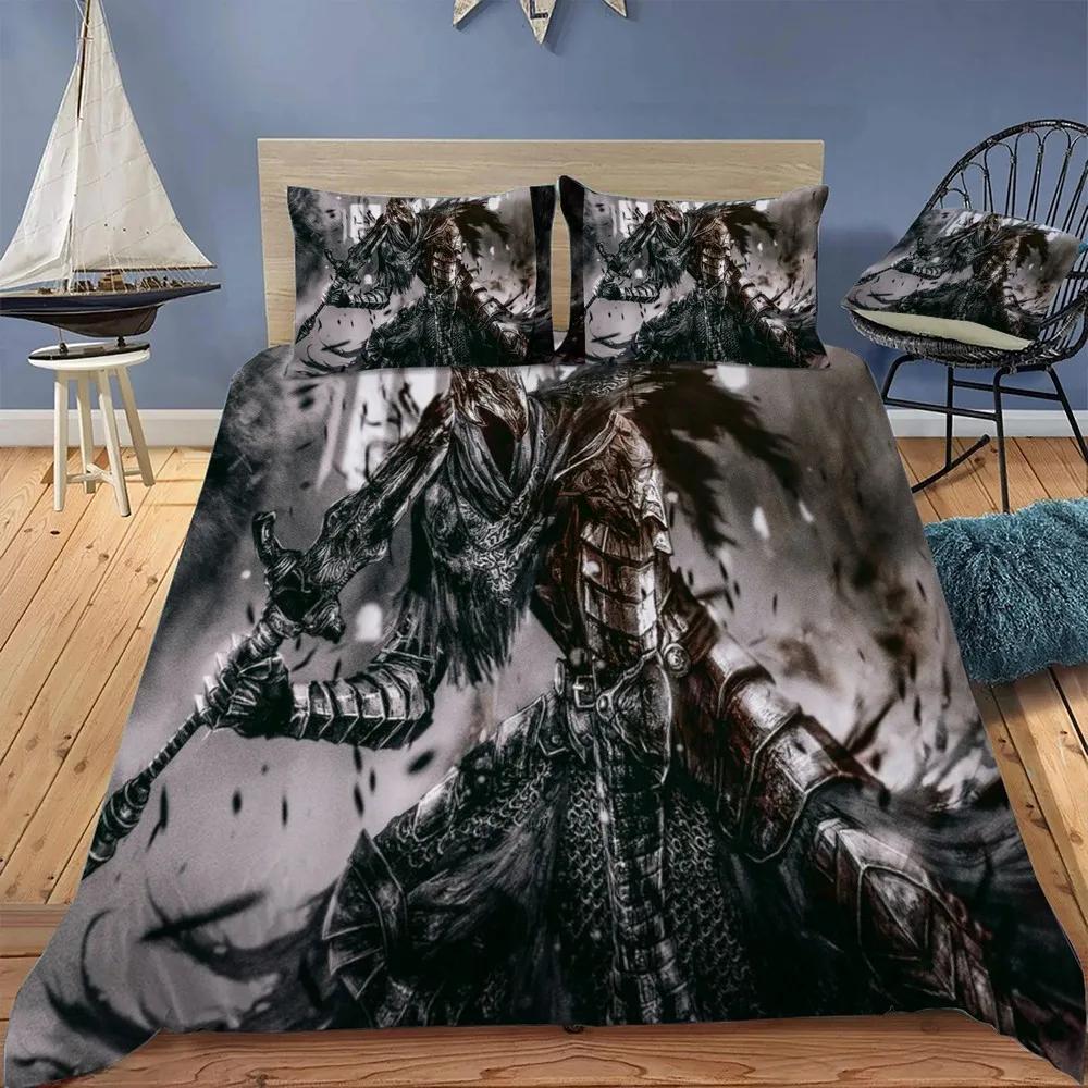 Artorias  Dark Souls Bedding Set For Bedroom Soft Bedspreads For Double Bed Duvet Cover Quality Quilt Cover And Pill